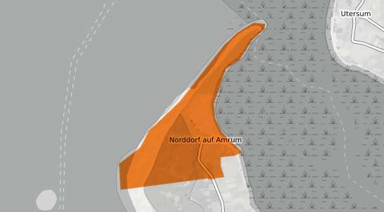 Mietspiegelkarte Norddorf auf Amrum
